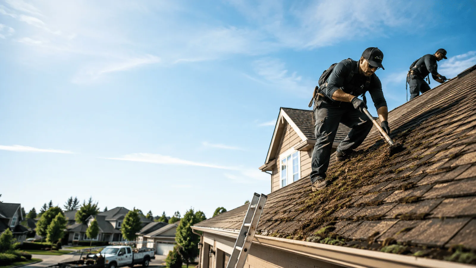 Roof Moss Removal in Cos Cob, CT near me
